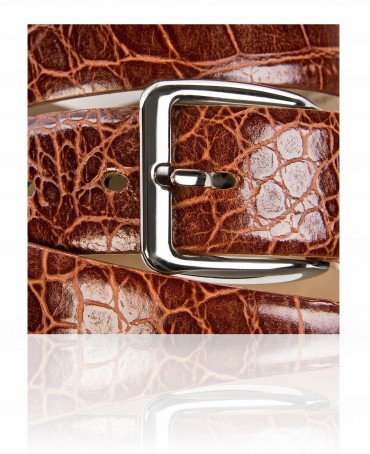 Ремень Мужской 3029/35/Croco.Maron